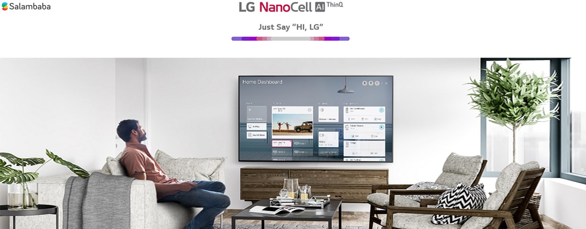 هوش مصنوعی ThinQ در تلویزیون ال جی NANO85